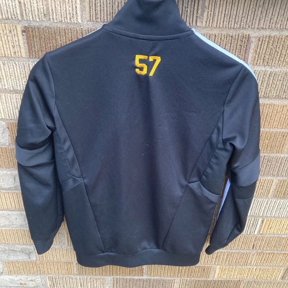 Pittsburgh Riverhounds SC Youth Medium Soccer Track Jacket Adidas #57 Jersey